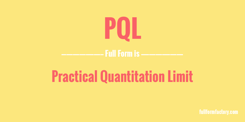 pql-full-form