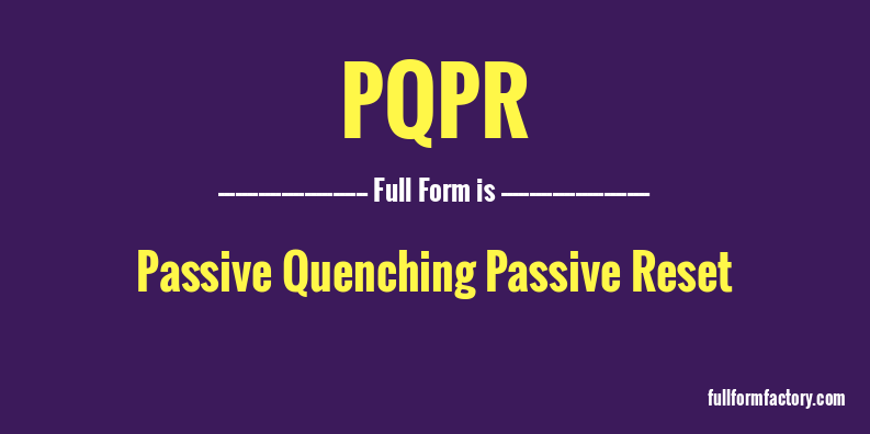 pqpr-full-form