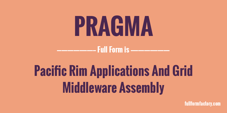 pragma-full-form