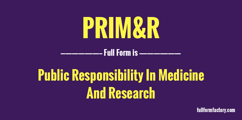 prim&r-full-form
