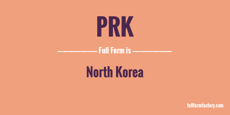 prk-full-form