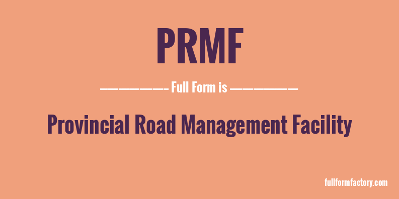 prmf-full-form