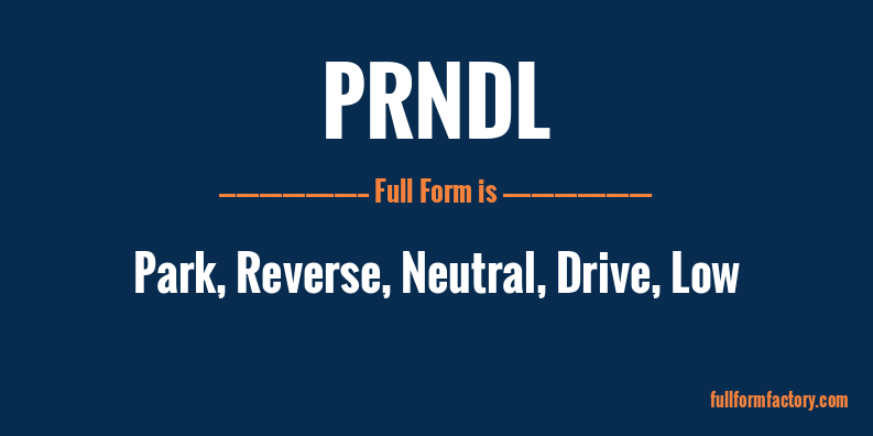 prndl-full-form