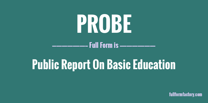 probe-full-form