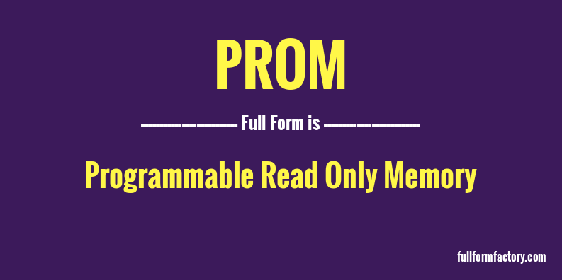 prom-full-form