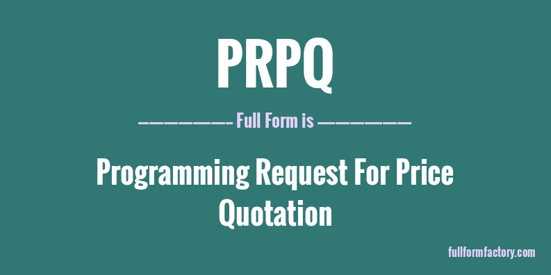 prpq-full-form