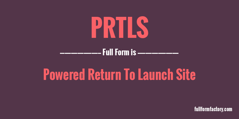 prtls-full-form