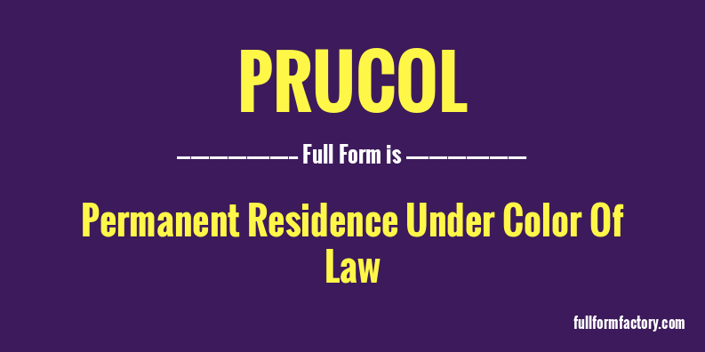 prucol-full-form