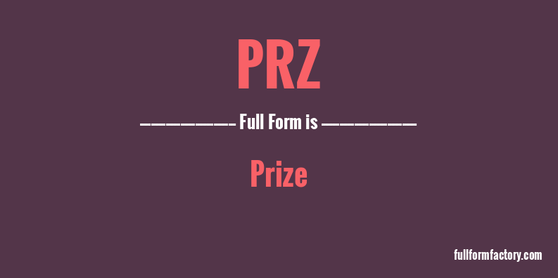 prz-full-form