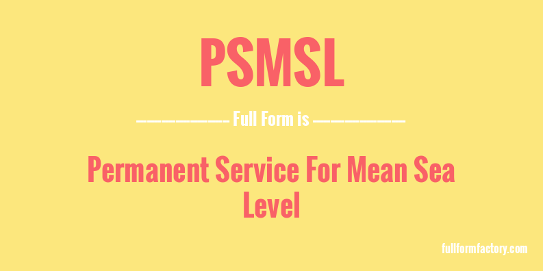 psmsl-full-form