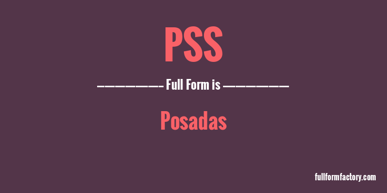 pss-full-form