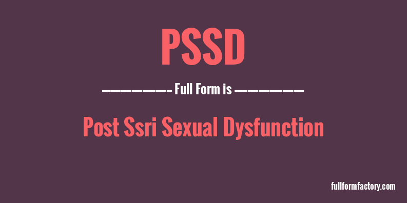 pssd-full-form