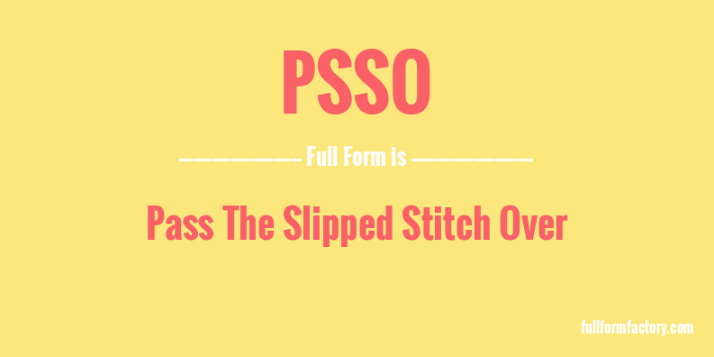 psso-full-form