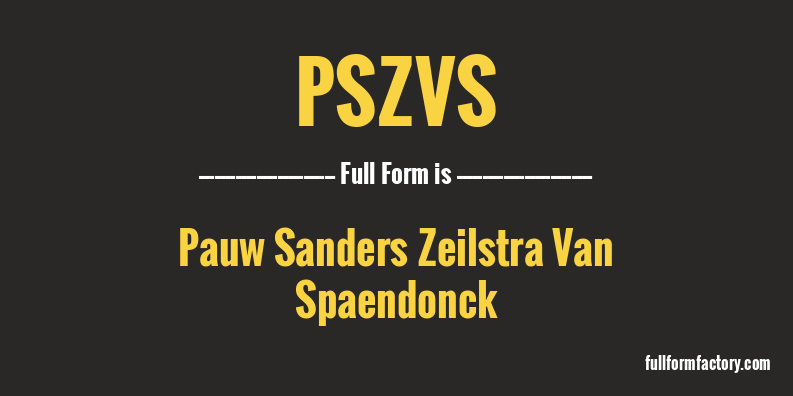 pszvs-full-form