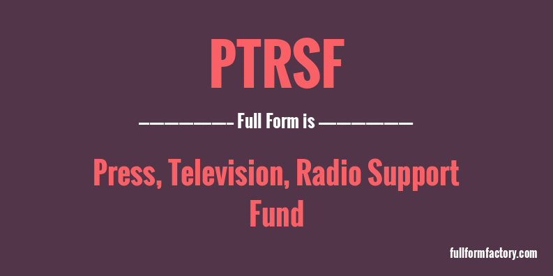 ptrsf-full-form