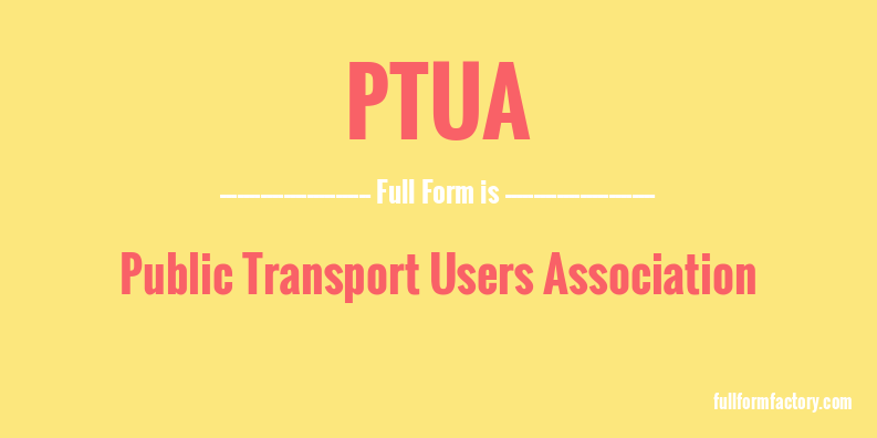 ptua-full-form