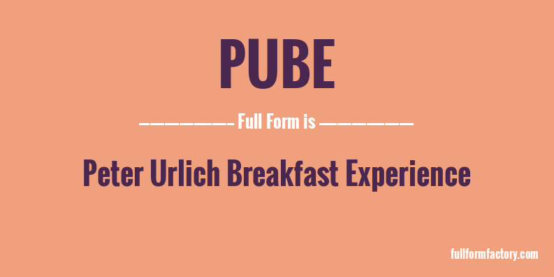 pube-full-form