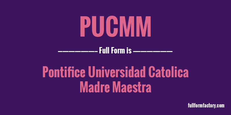 pucmm-full-form