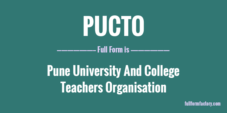pucto-full-form