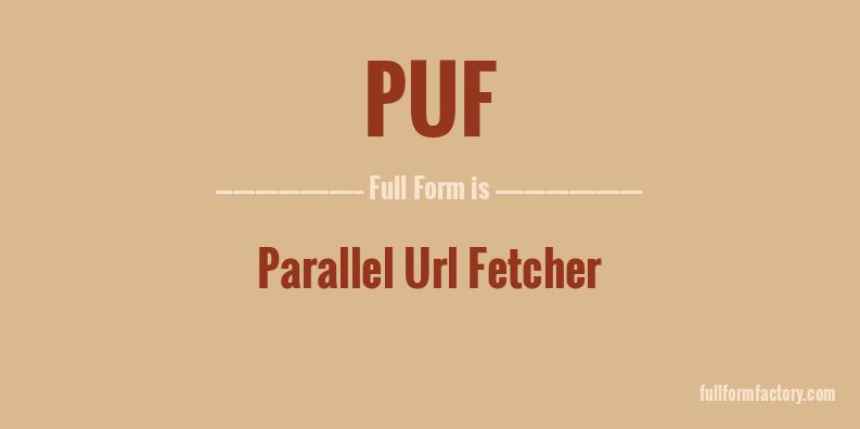 puf-full-form