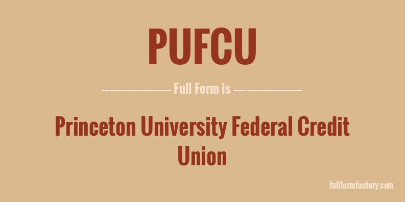pufcu-full-form