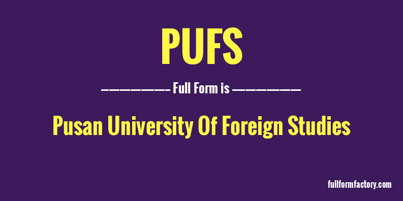 pufs-full-form
