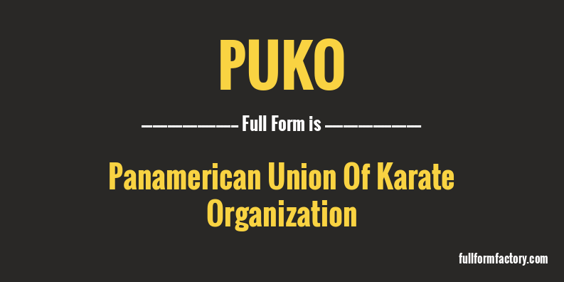 puko-full-form
