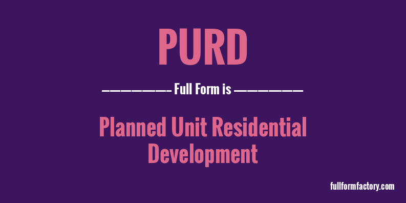 purd-full-form