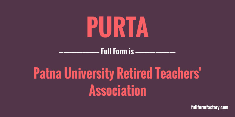 purta-full-form