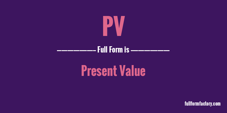 pv-full-form