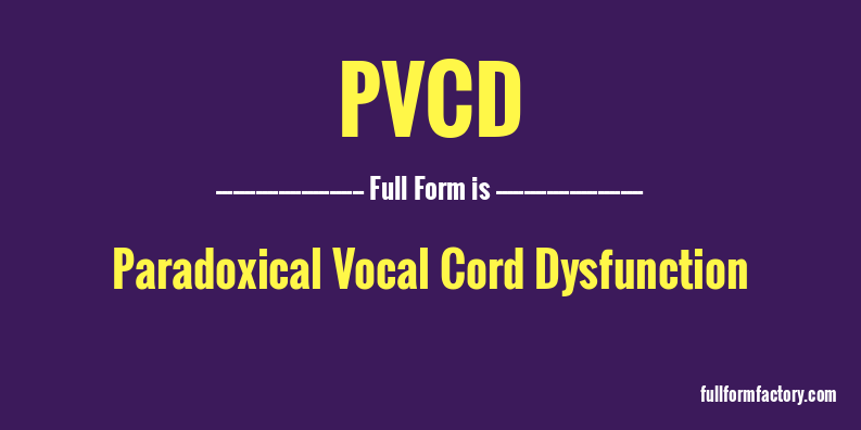 pvcd-full-form