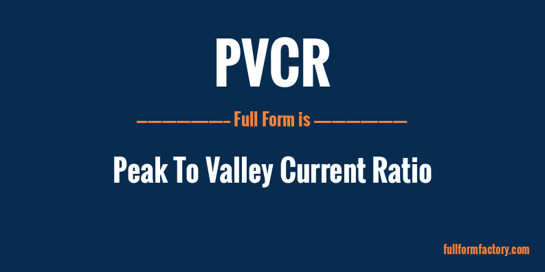 pvcr-full-form