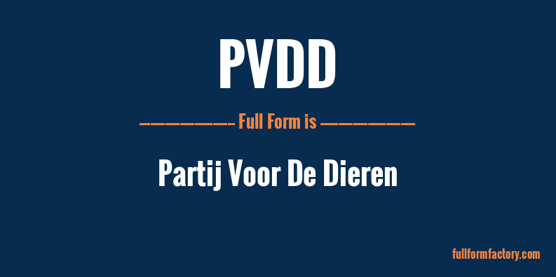 pvdd-full-form