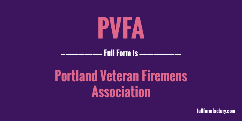 pvfa-full-form