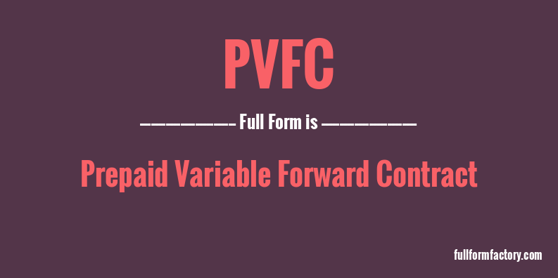 pvfc-full-form