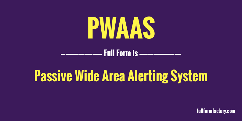 pwaas-full-form