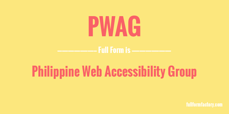pwag-full-form