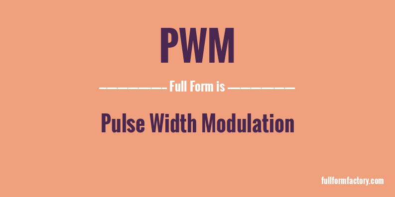 pwm-full-form