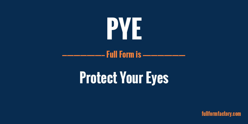 pye-full-form