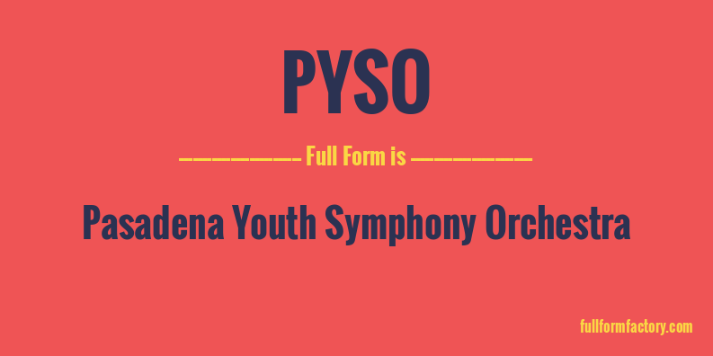 pyso-full-form