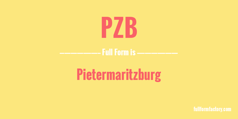 pzb-full-form
