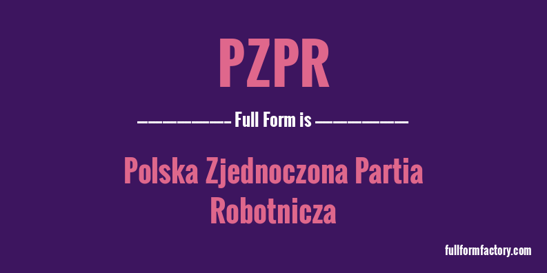 pzpr-full-form