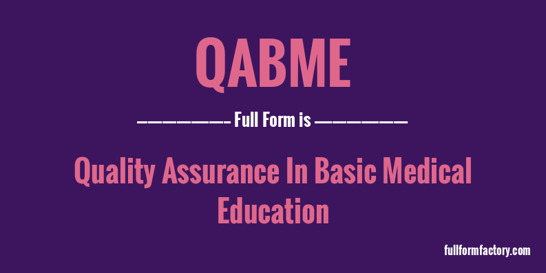 qabme-full-form