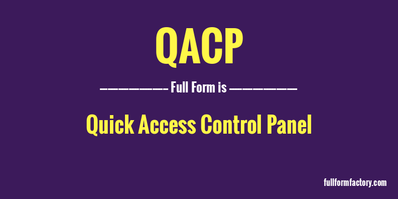 qacp-full-form