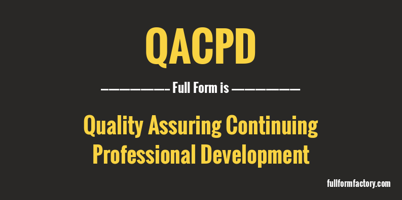 qacpd-full-form