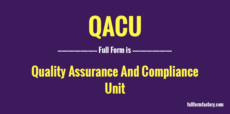 qacu-full-form
