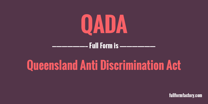 qada-full-form