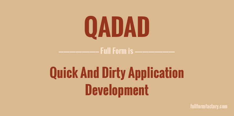 qadad-full-form