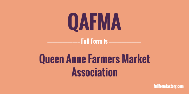 qafma-full-form