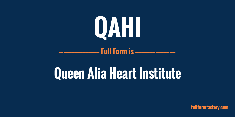 qahi-full-form